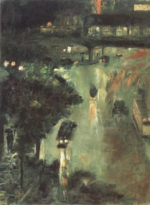 Nollendorf Square at Night (nn02), Lesser Ury